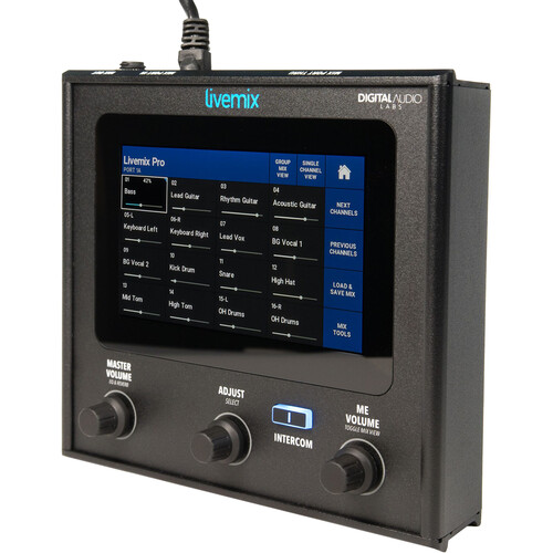 Digital Audio Labs Livemix Pro Solo MD Personal Mixer with Built-In Intercom Mic Preamp