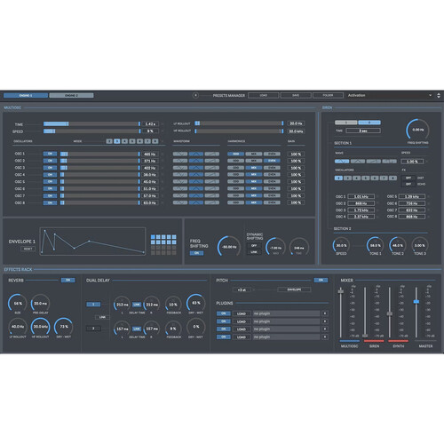 Digital Brain Instruments Spacelab User Interface and Game Sound Designer Software