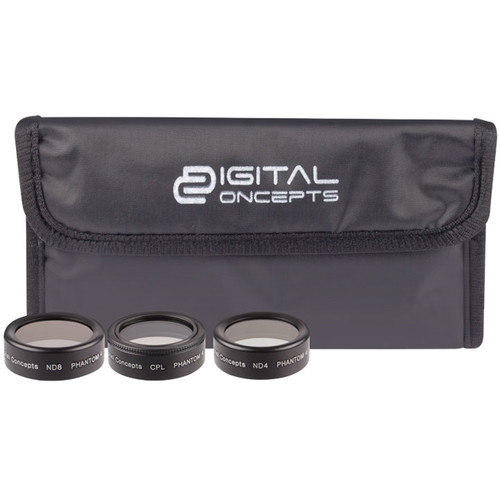 Digital Concepts Filter Kit for DJI Phantom 4 Pro (3-Pack)