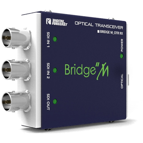 DIGITAL FORECAST Bridge M_OTR Mini SDI Optical Transmitter and Receiver Kit