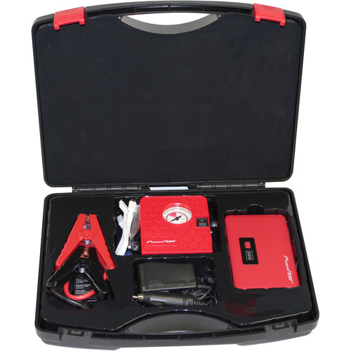DIGITAL TREASURES Jump Plus 7500mAh Jump Starter & Air Compressor Kit (Red)