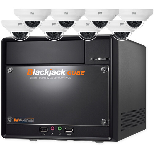 Digital Watchdog Blackjack Cube NVR and Vandal Dome IP Camera Kit