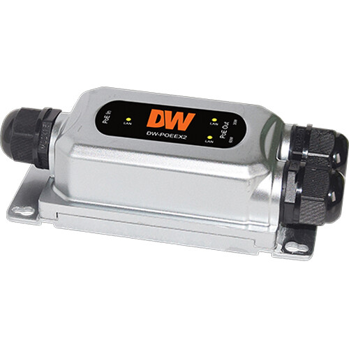 Digital Watchdog DW-POEEX2 2-Port Gigabit Waterproof DW-POEEX2