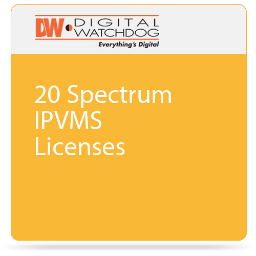 Digital Watchdog 20 Spectrum IPVMS Recording Licenses