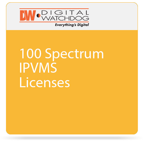 Digital Watchdog 100 Spectrum IPVMS Recording Licenses