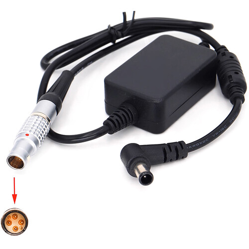 DigitalFoto Solution Limited DJI Ronin 2 Right-Angle 6-Pin (4+2 ) for Sony FX9 18V Transformer Power Cable (2.1')