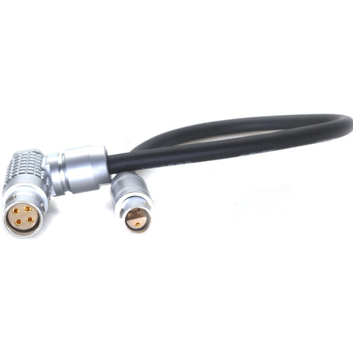 DigitalFoto Solution Limited 1S 3-Pin ARRI TRINITY to 4-Pin Right-Angle Power Cable for RED V-RAPTOR 24V (23.6")