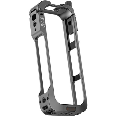 DigitalFoto Solution Limited Camera Cage with Cold Shoe and Magnetic Base for Insta360 X5