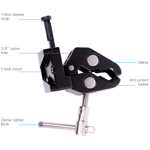 DigitalFoto Solution Limited V-Mount Lock Battery Clamp Version 2