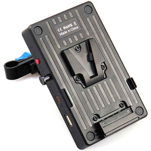 DigitalFoto Solution Limited V-Mount Battery Adapter Plate with 15mm LWS Rod Clamp & Adjustable Arm