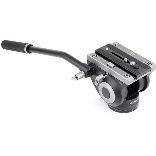 DigitalFoto Solution Limited Flat Base Video Fluid Head with 501 Compatible Quick Release Plate