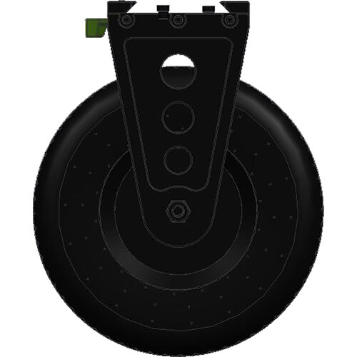 DigitalFoto Solution Limited Fixed-Direction Wheel (10")