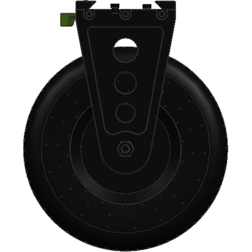 DigitalFoto Solution Limited Fixed-Direction Wheel (8")