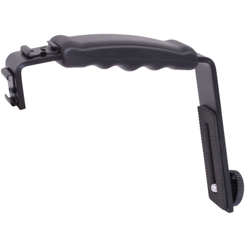 Micro Single Camera Universal Side Handle, Horizontal Vertical Shooting L Plate Bracket With 1/4 Inch Screw Hole Cold Shoe For Microphone LED Light