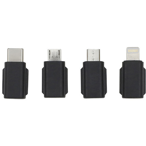 DigitalFoto Solution Limited USB Type-C/Lightning/Android 4-Adapter Set for DJI Osmo Pocket