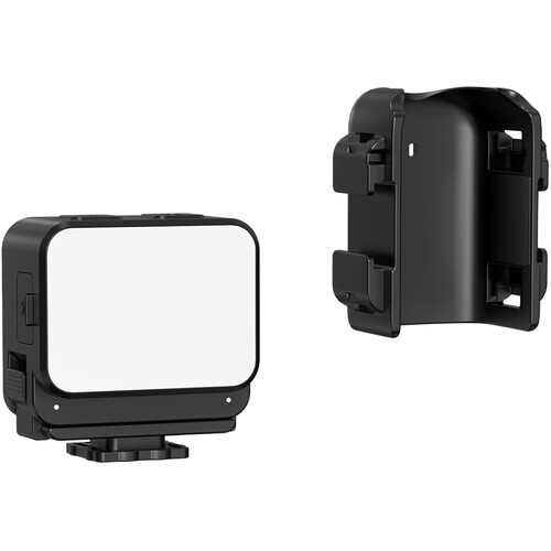 DigitalFoto Solution Limited Mini Light with Action Quick Release to Cold Shoe Mount & Osmo Pocket 3 Body Case
