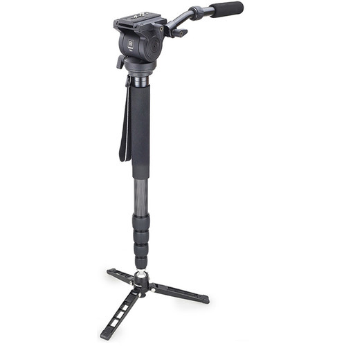DigitalFoto Solution Limited RM60CK Carbon Fiber Telescopic Monopod with Fluid Head and Tabletop Tripod Base