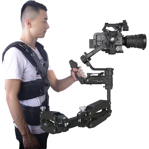 DigitalFoto Solution Limited THANOS-PRO Support Vest with Dual-Spring Arm for DJI RS 2, RS 3, RS 3/4 Pro, RS 5 & Other Handheld Gimbals