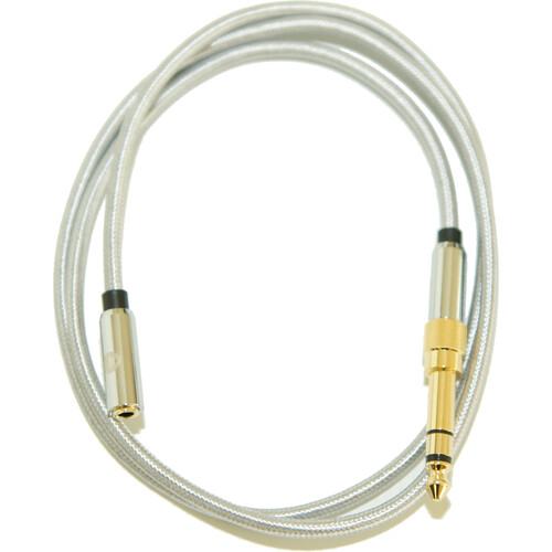 Direct Sound Shielded Mesh 3.5 mm Male to Female Extension Cable with 1/4" Adapter (36")