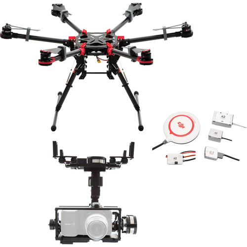 DJI Spreading Wings S900 with Zenmuse Z15-BMPC Gimbal (A2 Flight Controller)