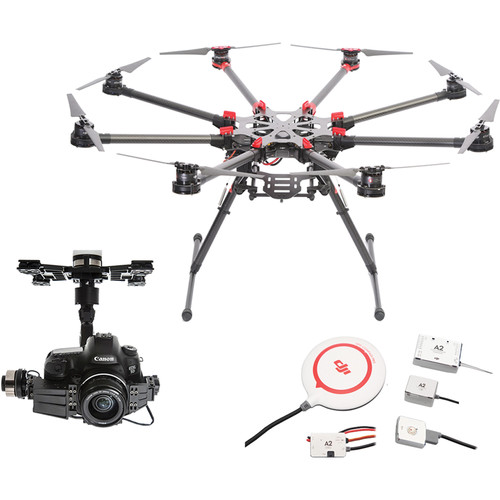 DJI Spreading Wings S1000 Premium Octocopter with Zenmuse Z15-5D III (HD) and A2