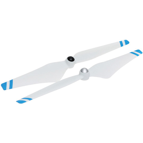 DJI 9450L Not Thrust Boosted 9" Self-Tightening Props for Phantoms (Pair, Blue Stripes)