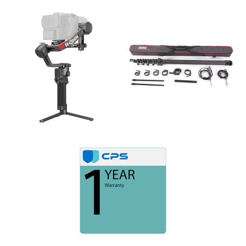 DJI RS 4 Pro Gimbal Stabilizer and JQ50-III Mini Jib Kit