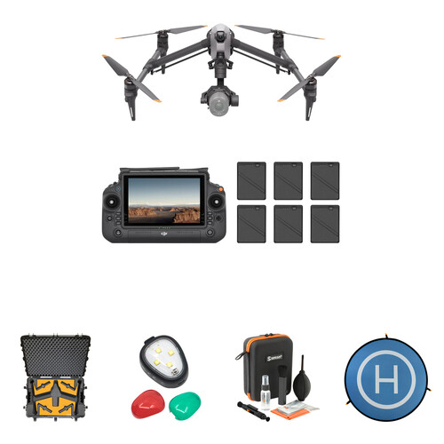 DJI Inspire 3 Drone with Hard-Shell Case & Accessory Kit