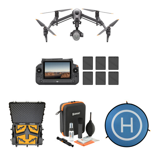 DJI Inspire 3 Drone with Hard-Shell Case & Accessory Kit