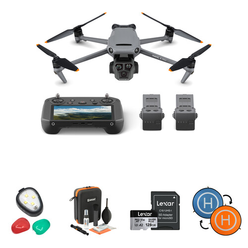 DJI Mavic 3 Pro Drone with DJI RC Pro & Essential Accessory Kit (Fly More Combo)