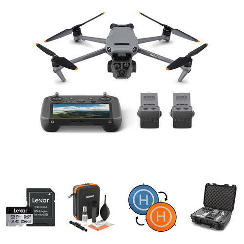 DJI Mavic 3 Pro Drone with Fly More Combo & DJI RC Pro with Hard