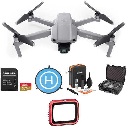 DJI Mavic Air 2 with Waterproof Case Kit
