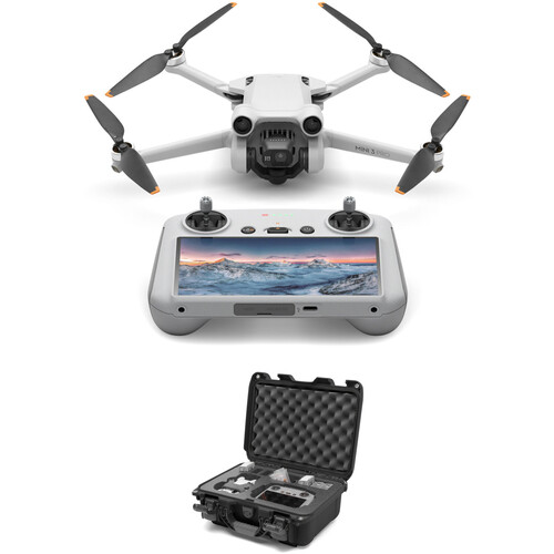 DJI Mini 3 Pro Drone with RC Remote & Hard-Shell Travel Case Kit