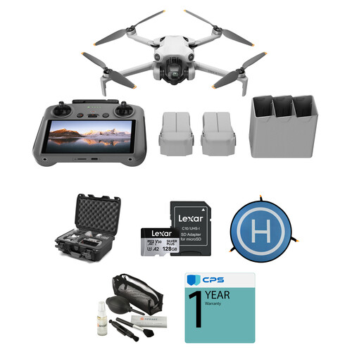 DJI Mini 4 Pro Drone Fly More Combo Plus with RC 2 & Hard Case Accessory Kit