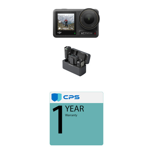 DJI Osmo Action 4 Camera Standard Combo with Vlog Wireless Mic Kit