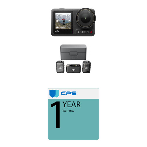 DJI Osmo Action 4 Camera Standard Combo with Wireless Mic Kit