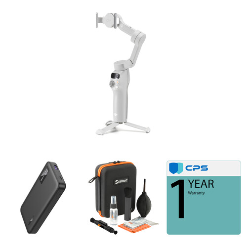 DJI Osmo Mobile 7 Smartphone Gimbal with Power Bank & Optics Cleaning Kit