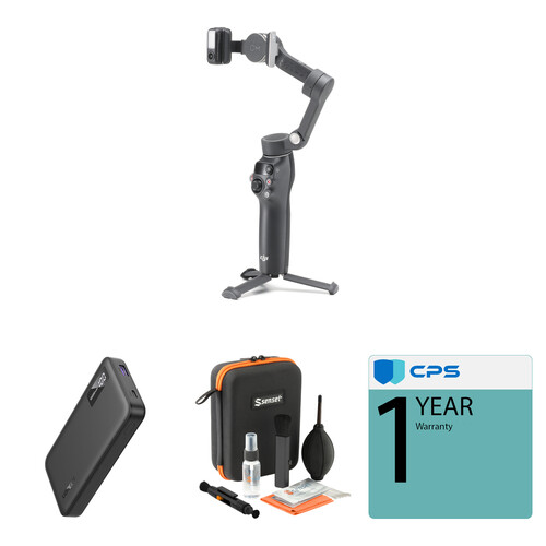 DJI Osmo Mobile 7P Smartphone Gimbal with Power Bank & Optics Cleaning Kit