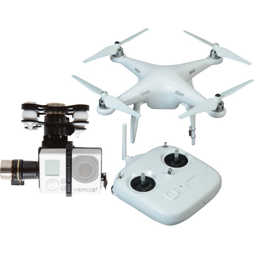 DJI Phantom 2 Quadcopter v2.0 & H3-3D 3-Axis Gimbal for GoPro HERO Kit