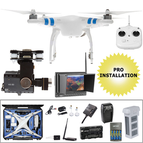 DJI Phantom 2 Pre-Assembled Bundle with 2.4G Datalink, iOSD + Hard Case