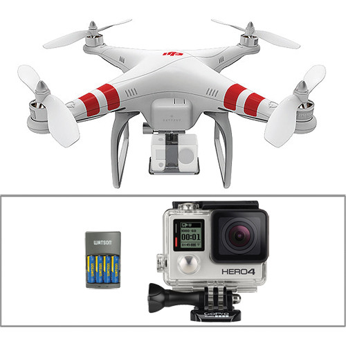 DJI Phantom Quadcopter Version 1.1.1 with GoPro HERO4 Silver Edition