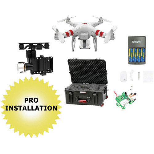 DJI Phantom with Pre-Installed Gimbal & Wheeled Case (No Camera)
