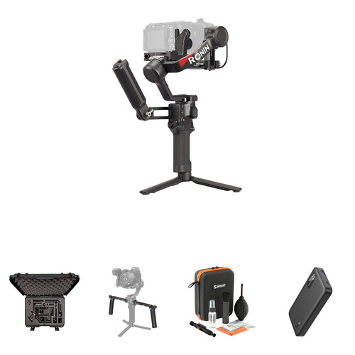 DJI RS 4 Gimbal Stabilizer Combo Accessory Kit with Dual Handgrips