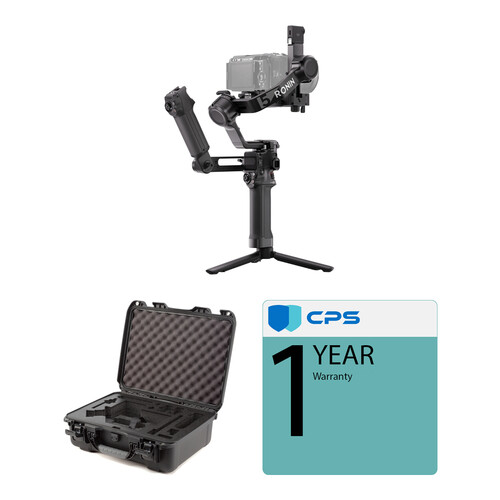 DJI RS 5 Gimbal Combo Kit with AI Tracking Module, Briefcase Handle & Hard Case