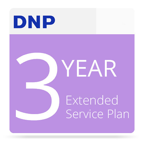 DNP 3-Year Extended Service Plan for DS820A Photo Printer