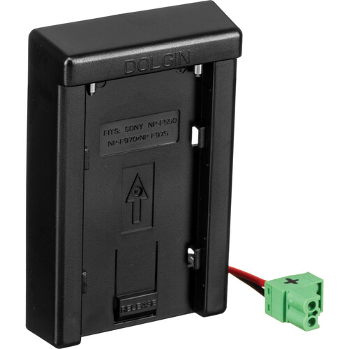 Dolgin Engineering Battery Plate U for Universal Battery Chargers for Sony L-Series NP-F Batteries