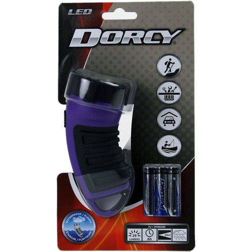 Dorcy 3-LED Carabineer Flashlight (Purple)