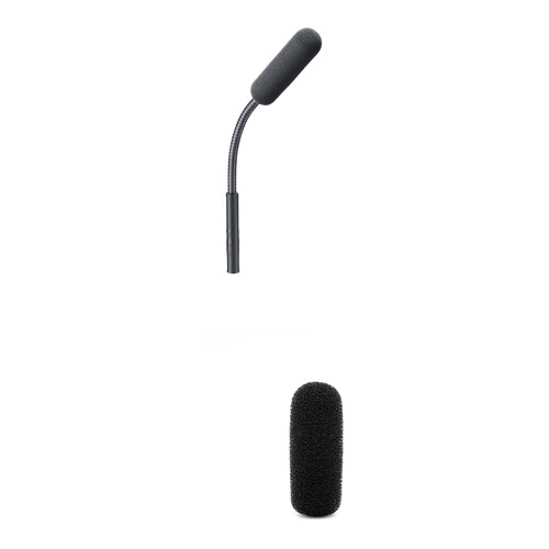 DPA Microphones 4098 CORE Supercardioid Microphone with 6" Full Gooseneck & Bubblebee Foam Pop Filter Kit (Black)