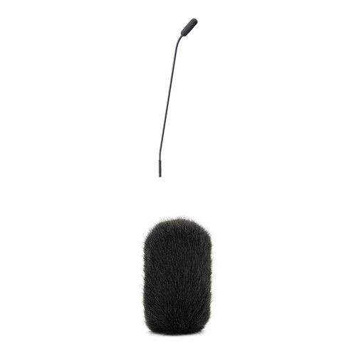DPA Microphones 4098 CORE Supercardioid Microphone with 17" Boom with Top/Bottom Gooseneck, Microdot Connector & Windkiller SE Kit (Black)