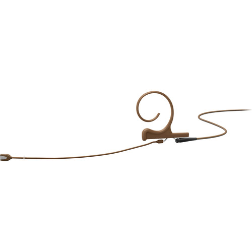 DPA Microphones 4166 CORE+ Slim Omnidirectional Flex Earset Microphone with 110mm Boom and MicroLock Connector (Brown)